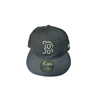New Era Boston Red Sox Cap Black Sz‎ 7 (55.8cm)